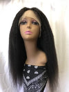 Kinky Straight 30 Inches Lace Frontal Human Hair Wig